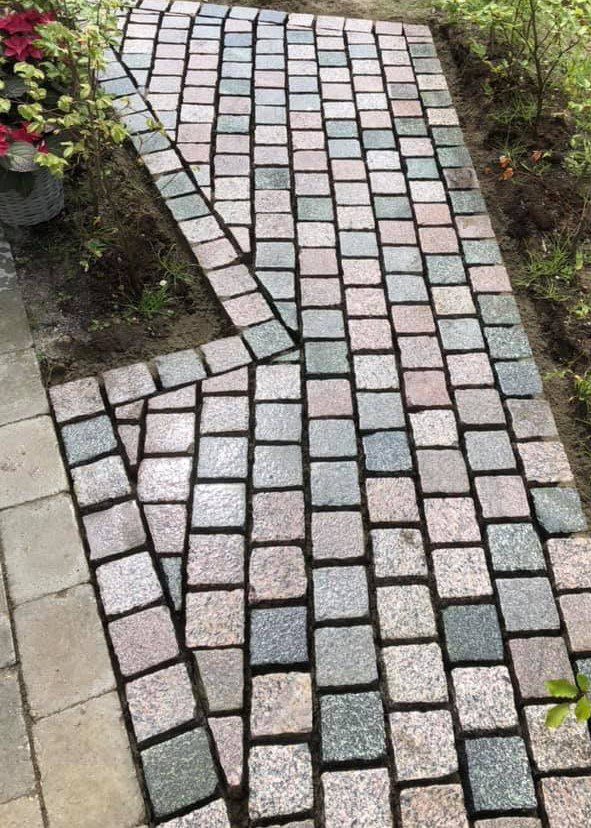 Ny nordisk jetbrændt chaussesten