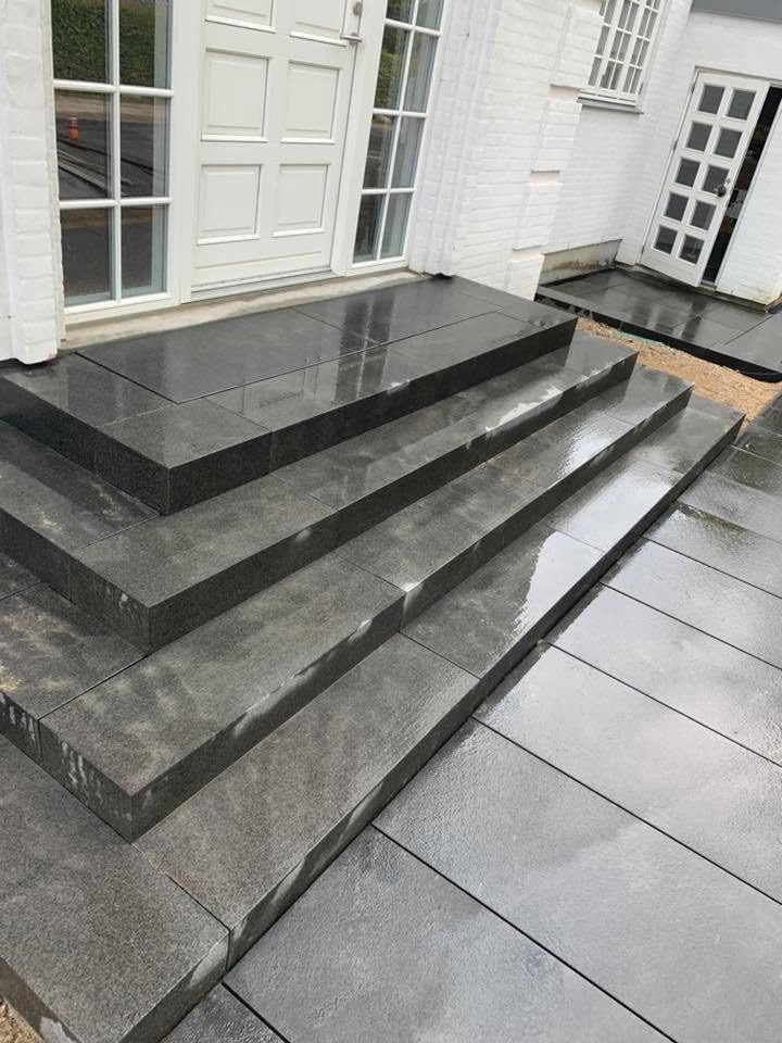 Basalt granit trappe