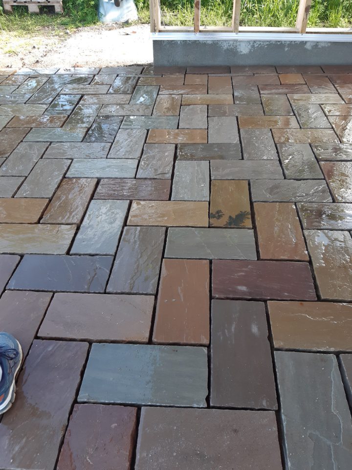 Olive sandsten chelsea terrasse