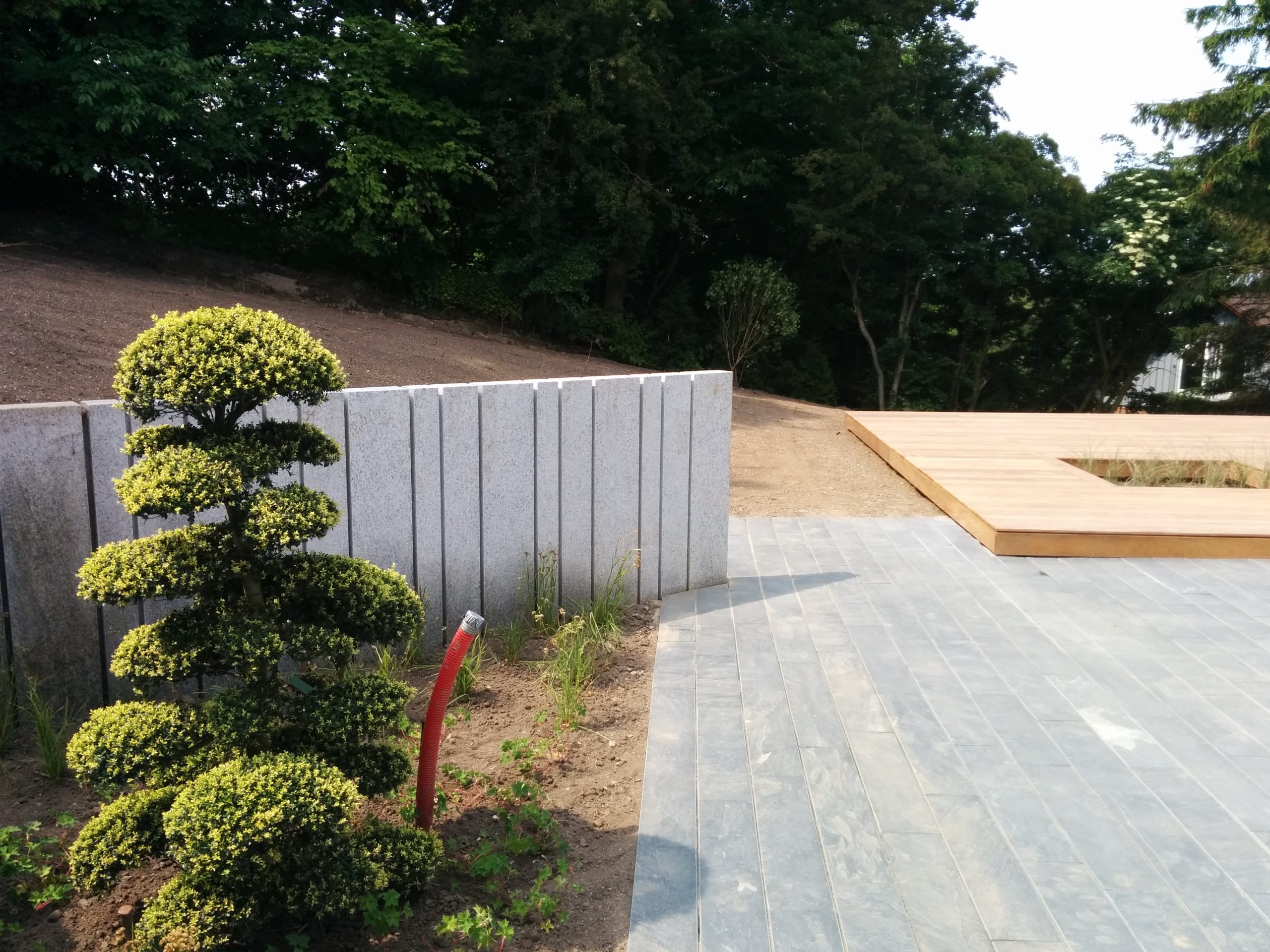 Moesgaard granit mur