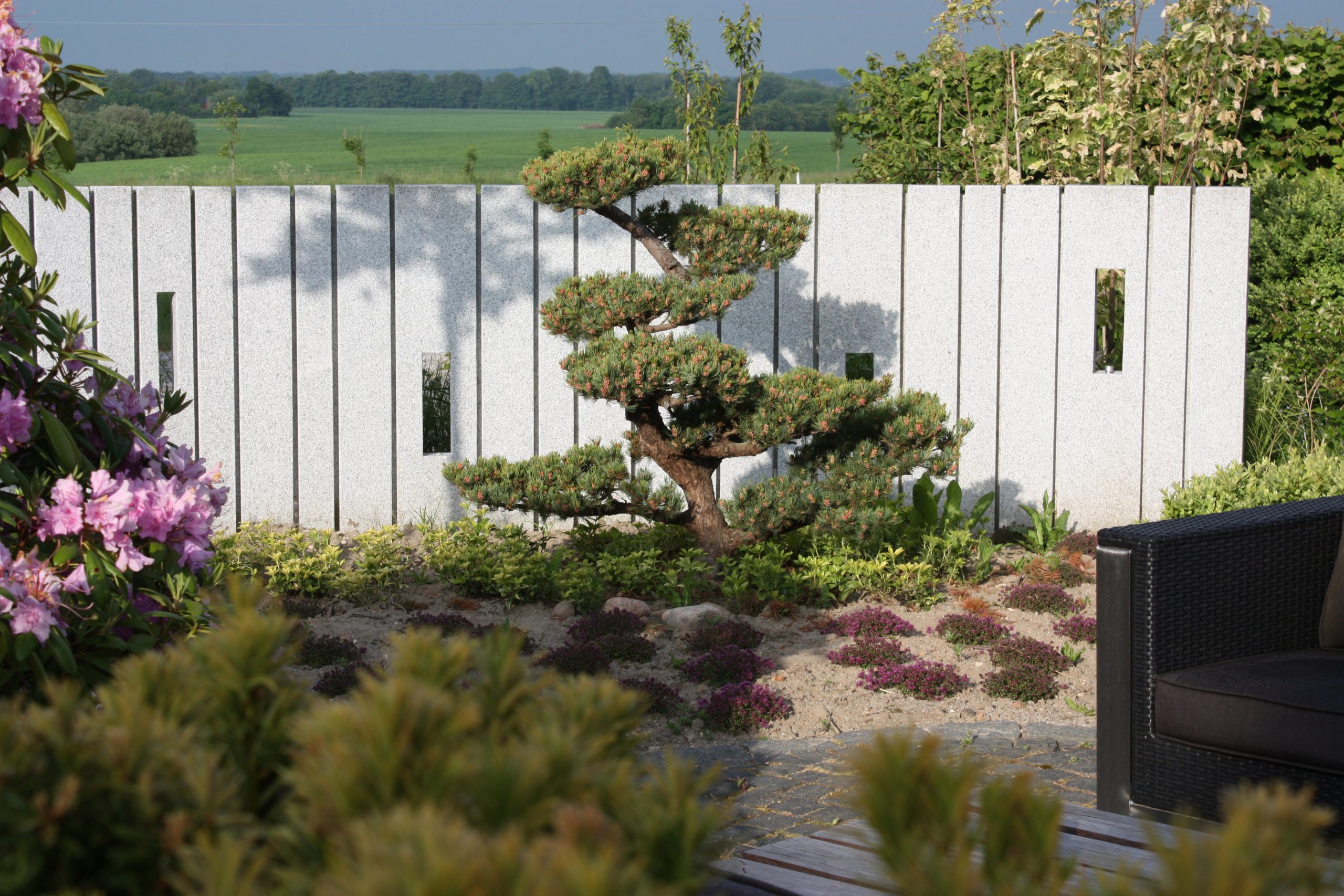 Moesgaard granit mur