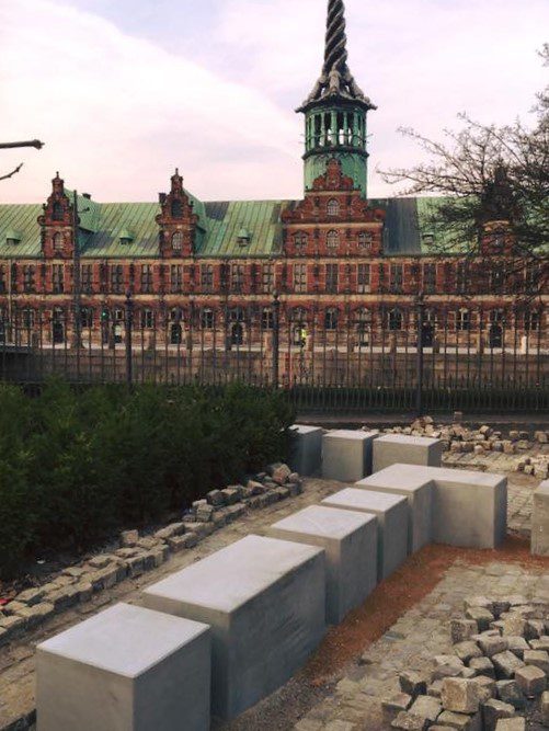 Sandstens blokke Holmens Kirke