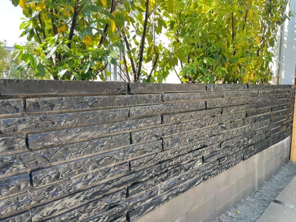 Midnat limestone mur black limestone