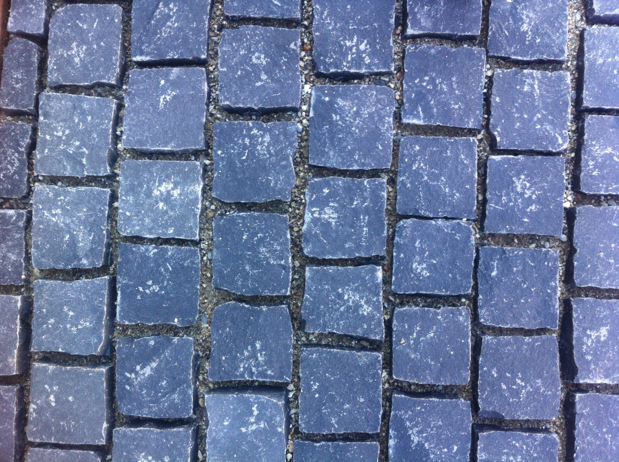 Basalt granit chaussesten