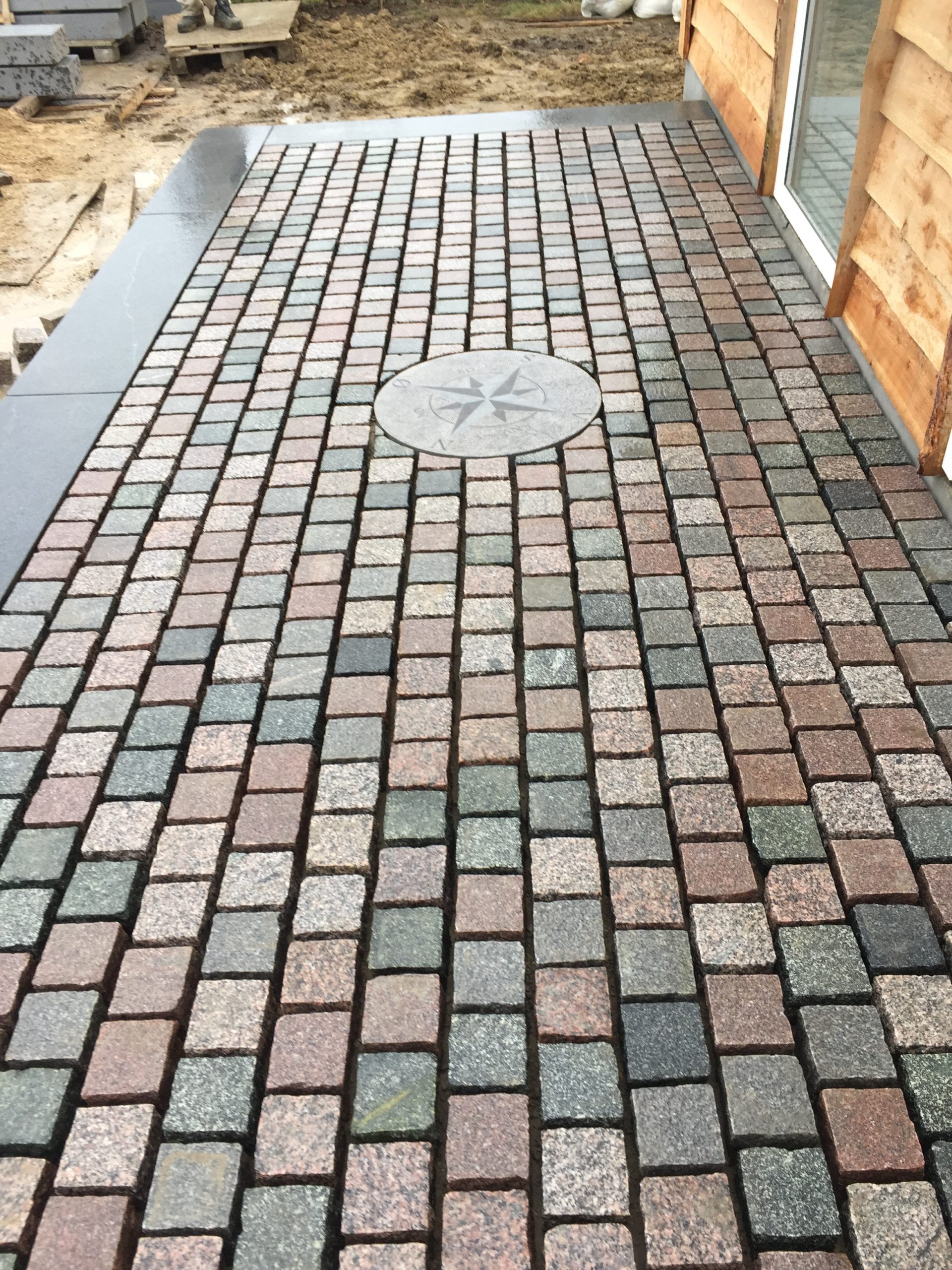 Nordisk Jetbrændt granit chaussesten