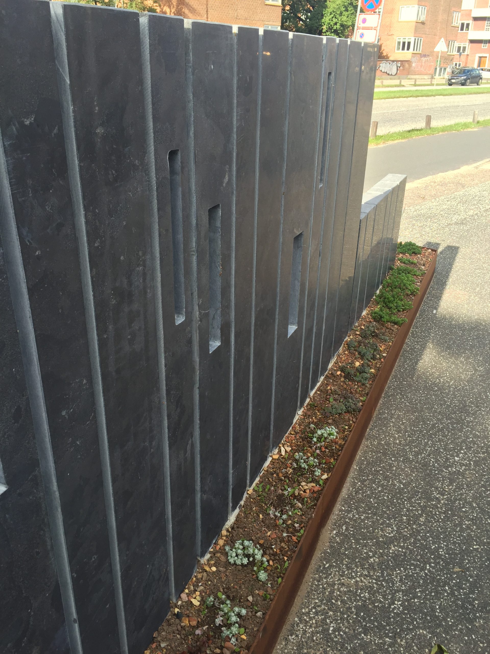 Kongsberg kalksten mur