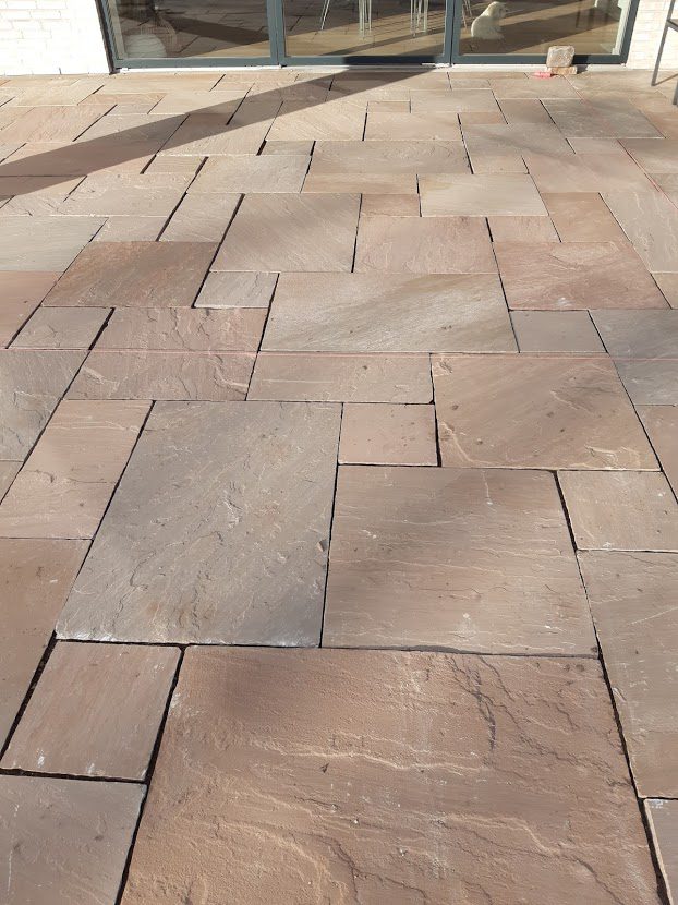 Mahogni sandsten chelsea mønster