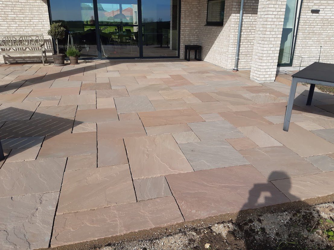 Mahogni sandsten chelsea mønster