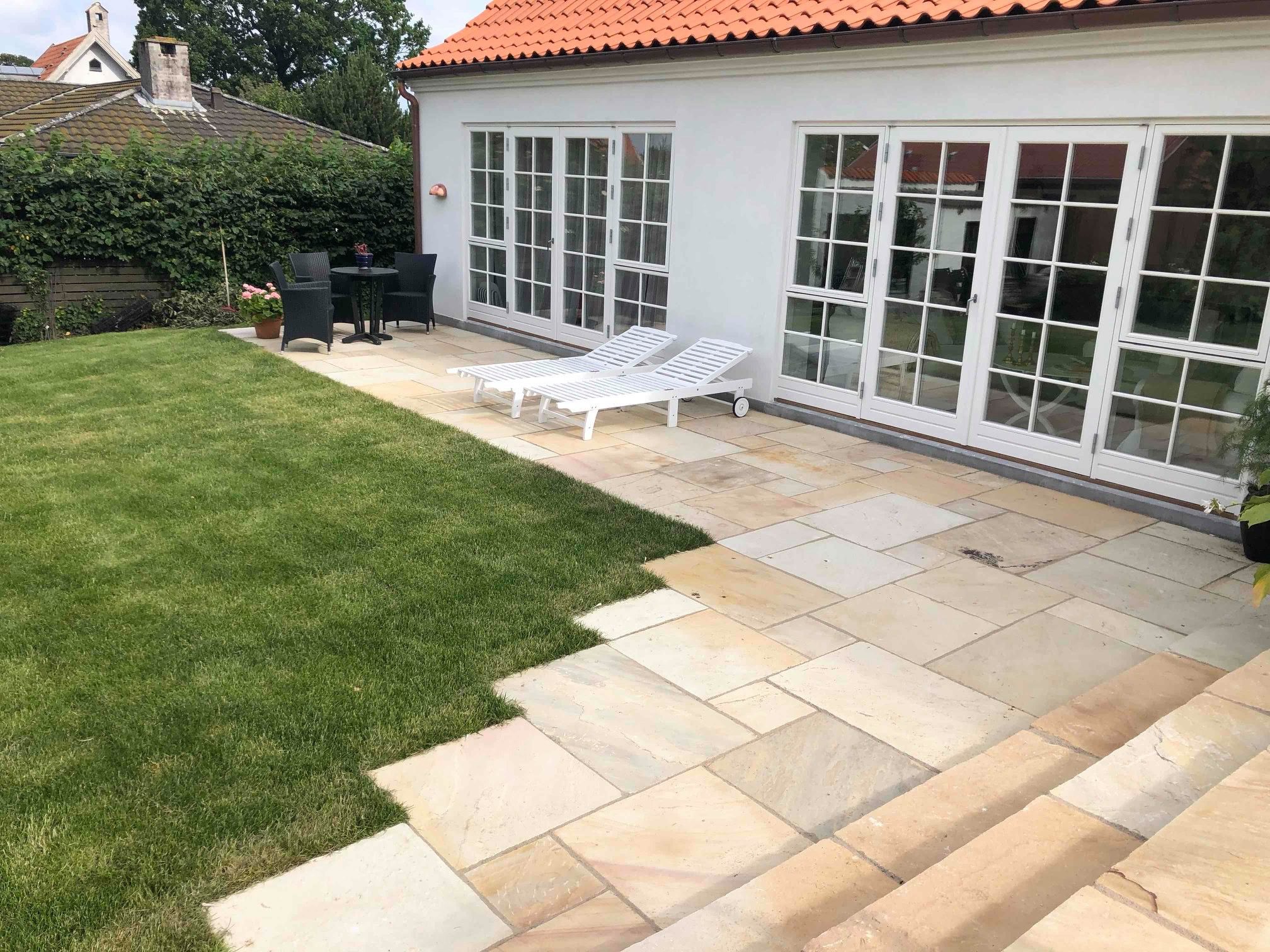 Sahara sandsten terrasse