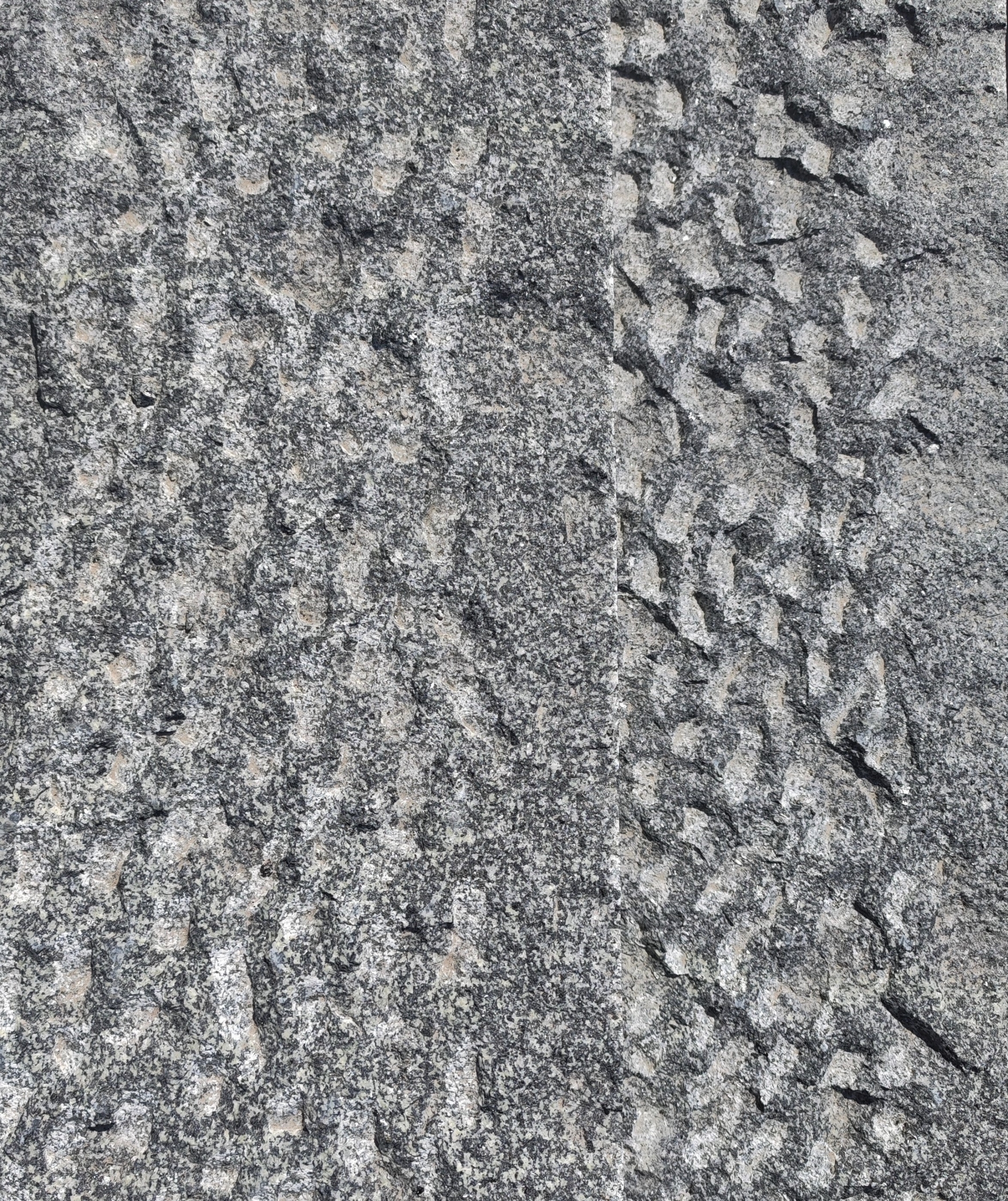 Mørk granit Kantsten Closeup