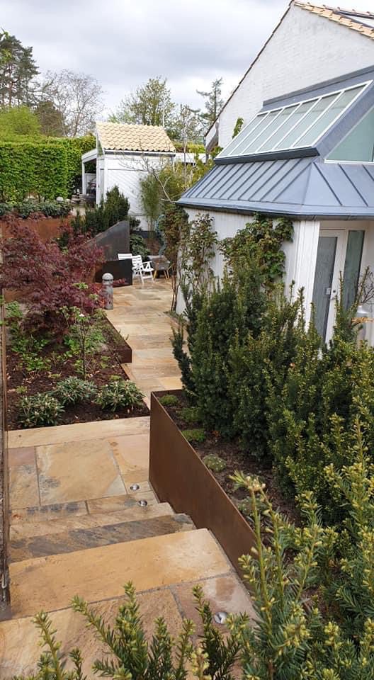 Sahara sandsten fliser til terrasse