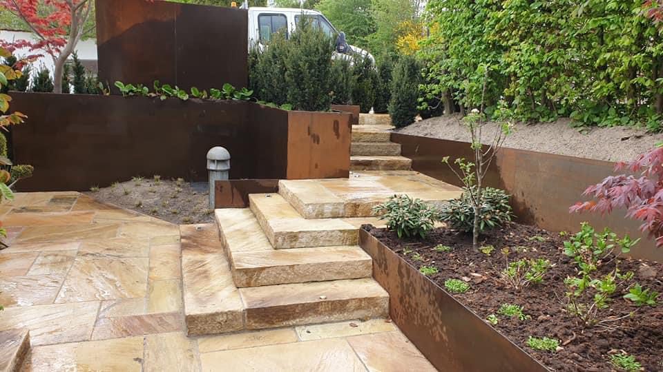 Sahara Sandsten terrasse og trin