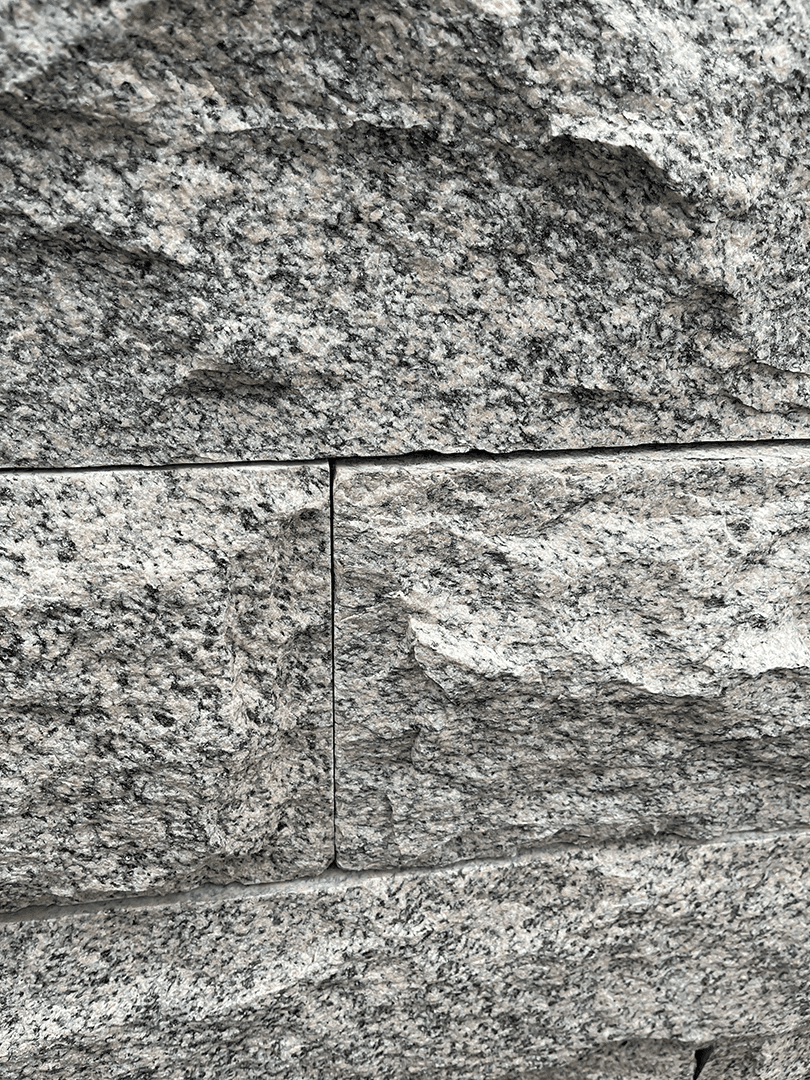 Lys Granit murblokke