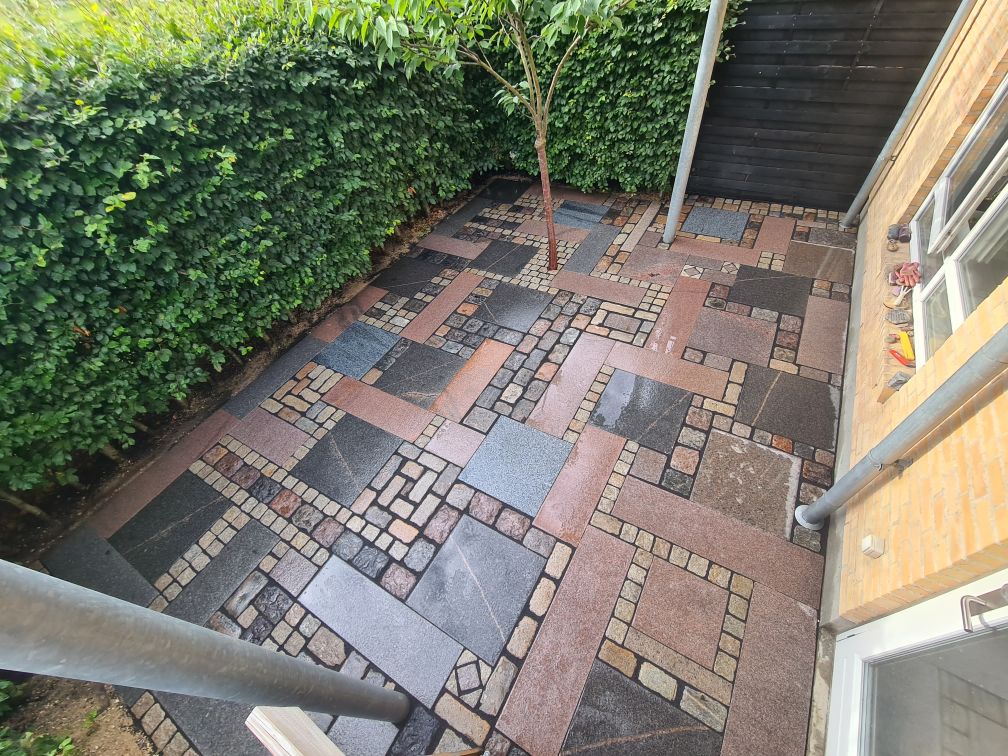 Nordisk Granit blandet mønster